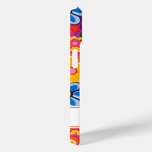 Cool Retro Floral Personalized Case-Mate iPhoneケース (裏面 / 右)