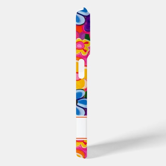 Cool Retro Floral Personalized Case-Mate iPhoneケース (裏面 / 右)