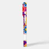 Cool Retro Floral Personalized Case-Mate iPhoneケース (裏面 / 左)