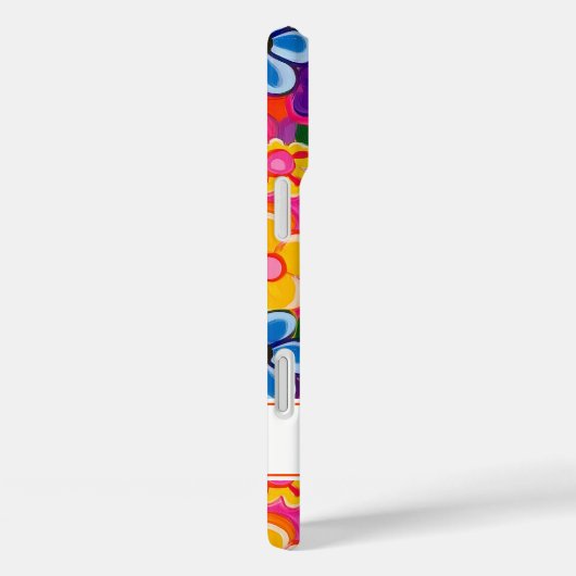 Cool Retro Floral Personalized Case-Mate iPhoneケース (裏面 / 右)