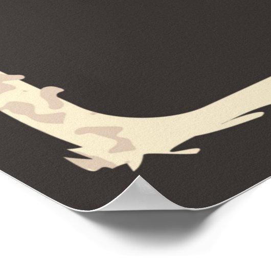 cool retro home theater word art ポスター (角)