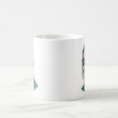 Cool Retro Mustache Man Mug コーヒーマグカップ (中央)