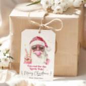 Cool Retro Santa Trendy Christmas  ギフトタグ