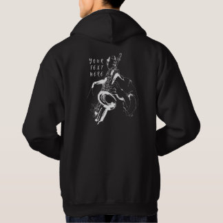 Cool Retro Saxophonist Custom Name (名入れ・カスタム対応) パーカ