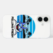 Cool Retro Shark with Sunglasses Case-Mate iPhoneケース (裏面 (横))