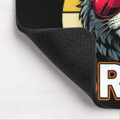 Cool Retro Six Seven Bruh Cat Sungles Meme 67  マウスパッド (コーナー)