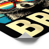 Cool Retro Six Seven Bruh Raccoon Sungles Meme 67  ポスター (角)