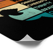 Cool Retro Vintage Style Scouting Law  ポスター (角)