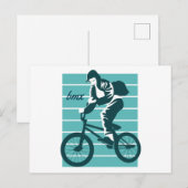 Cool Rider Design - BMX ポストカード (正面/裏面)