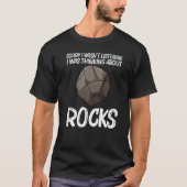 Cool Rock For Men Women Geologist Meteorite Tシャツ (正面)