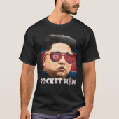 Cool Rocket Man Kim Jong Un Tシャツ (正面)