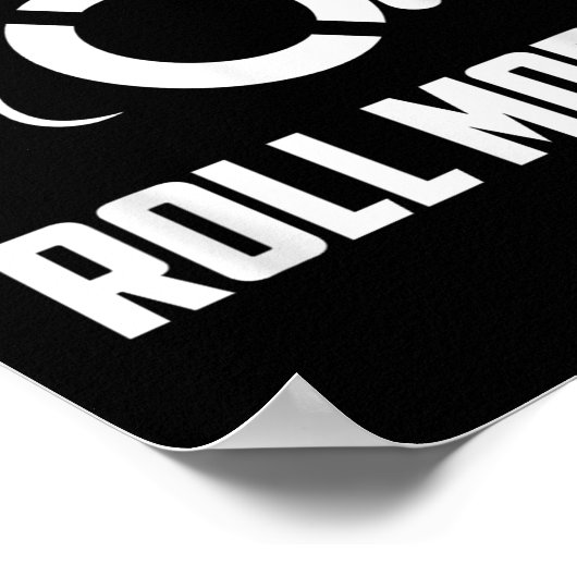 Cool Roll Model _ Funny Handicapped Person Wheelch ポスター (角)