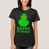 Cool Rubber Duck Lover Lucky Ducky Quack Cute Anim Tシャツ (正面)