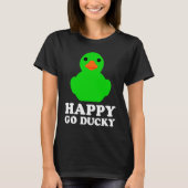 Cool Rubber Duck Lover Lucky Ducky Quack Cute Anim Tシャツ (正面)
