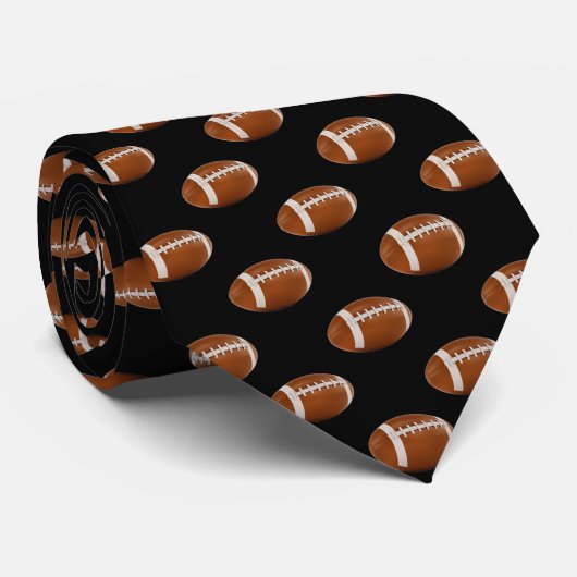 Cool Rugby | American Football Pattern ネクタイ (ロール)