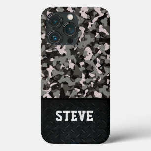 Cool Rugged Camo Name Men's Stylish iPhone 13 Proケース