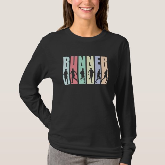 Cool Runner Triathlon Athlete Cross Country Runnin Tシャツ (正面)