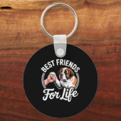 Cool Saint Bernard Costume For Men Women St. Berna キーホルダー (正面)