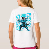  Cool Samurai Cat Soccer Striker - Gift for soccer Tシャツ (裏面)
