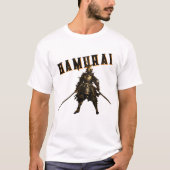 Cool Samurai Warrior Japanese Bushido Personalized Tシャツ (正面)