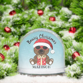 Cool Santa Bear Beary Christmas Custom text name (クリスマス)