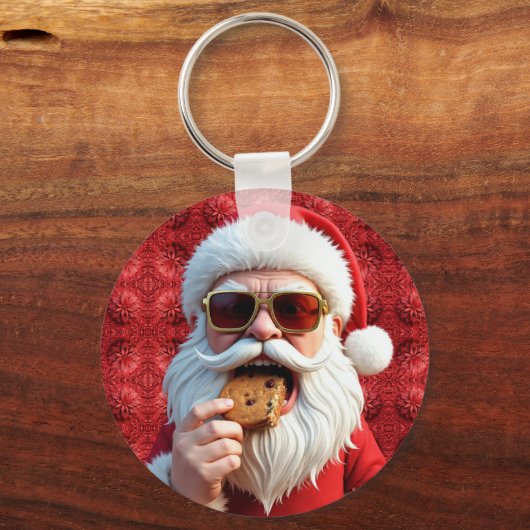 Cool Santa Claus キーホルダー (裏面)