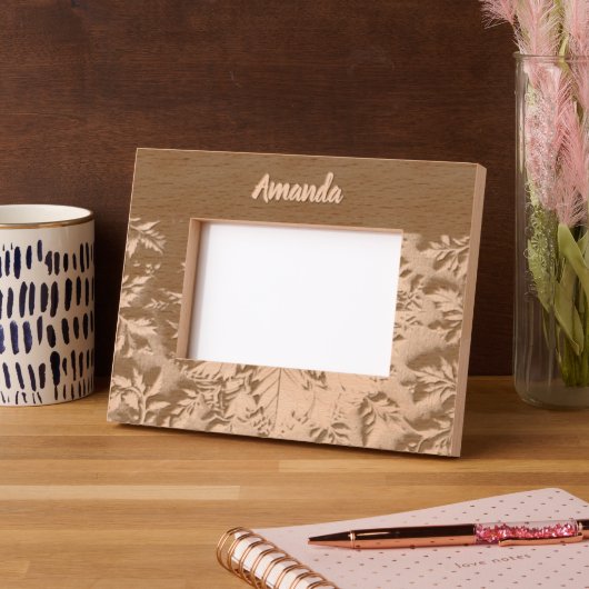 Cool Santa Claus レーザー彫刻フレーム (左)