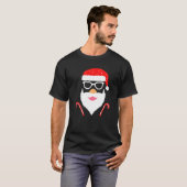 Cool Santa Claus Costume Merry Xmas Party Tシャツ (正面フル)