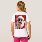 Cool Santa Claus Tシャツ (裏面フル)