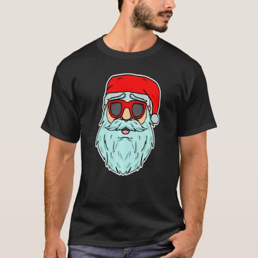 Cool Santa Claus Xmas Party Merry Christmas  1 Tシャツ (正面)