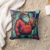 Cool Santa Graffiti – Urban Christmas Style クッション (ブランケット)