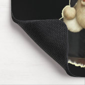 Cool Santa In Black Hat Sungles Graphic マウスパッド (コーナー)