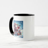 Cool Santa Mug – Festive Fun with Holiday Vibes マグカップ (正面左)