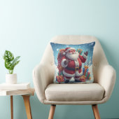 Cool Santa Pillow – Festive Charm for Cozy Spaces クッション (椅子)