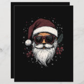 Cool Santa with Sunglasses Christmas (正面/裏面)