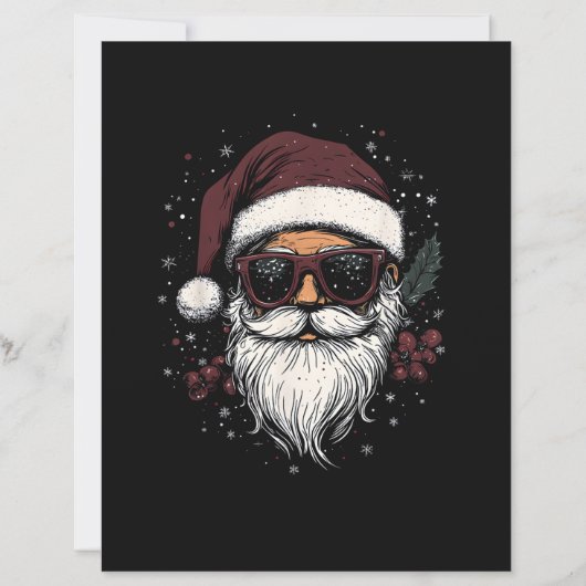 Cool Santa with Sunglasses Christmas (正面)