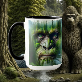 Cool Sasquatch in the Woods マグカップ