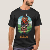 Cool Scottish Nutcracker Bagpes  Tシャツ (正面)