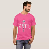Cool Seattle Space Needleraveler Souvenir Washingt Tシャツ (正面フル)