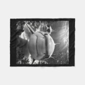 Cool Shark Animal Selfie  フリースブランケット (正面(横))