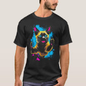 Cool Siamese Cat Tシャツ (正面)