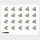 Cool Silver COINS ステッカー 印刷 (シート)