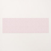Cool Simple Pink Diamond Pattern ヨガマット (裏面(横))