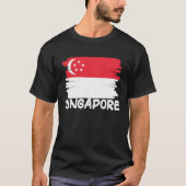 Cool Singapore Flag Tシャツ (正面)