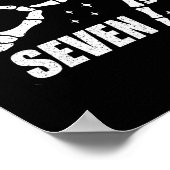 Cool Six Seven Number Gen Alpha Slang 6 7 Trending ポスター (角)