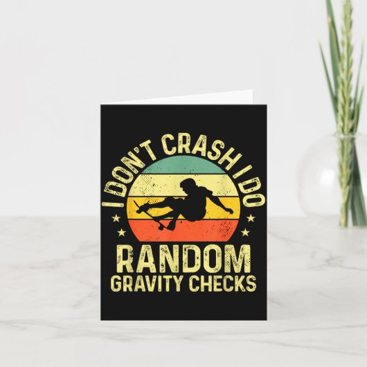 Cool Skateboard Art For Men Women Skateboarding Sk カード (正面)