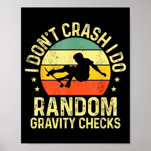 Cool Skateboard Art For Men Women Skateboarding Sk ポスター (正面)