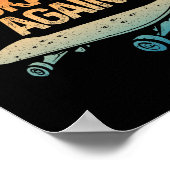 Cool Skateboard Art For Men Women Skateboarding Sk ポスター (角)