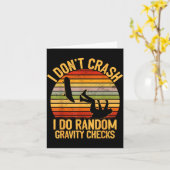 Cool Skateboarding Lover Men Women Kids Skater Ska カード (黄色い花)