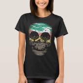 Cool Skeleton of plant nature  Landscape of trees  Tシャツ (正面)